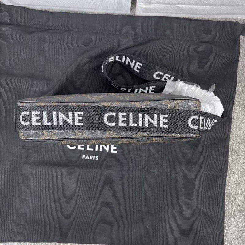 CELINE Medium Logo Print Messenger Bag - 图片 7
