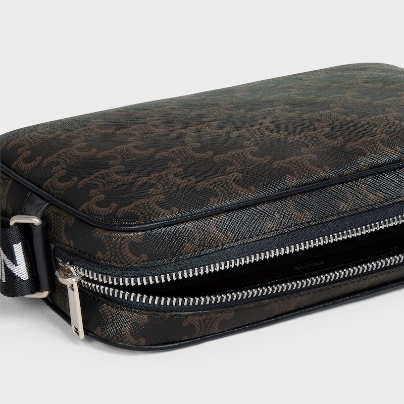 CELINE Medium Logo Print Messenger Bag - 图片 4